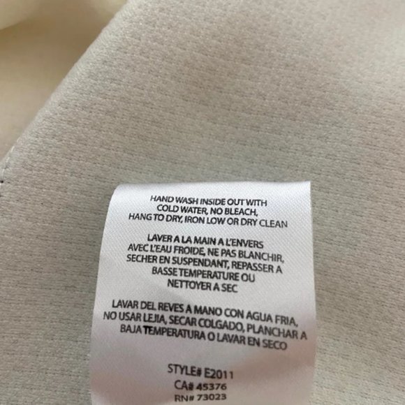 Suzy Shier Sleeveless Fit & Flare White Dress with Lace Border - Picture 4 of 4